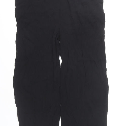 Fat Face Women's Black Wide-Leg Trousers Size 18