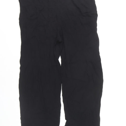 Fat Face Women's Black Wide-Leg Trousers Size 18