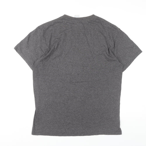 Delta Men's Grey Boston Classic Crew Neck T-Shirt M