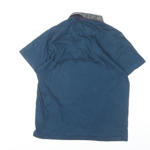 Ted Baker Men's Blue Polo Shirt L Short Sleeve