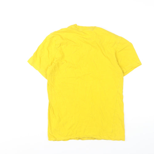 Nike Men's Yellow XS Graphic Print T-Shirt