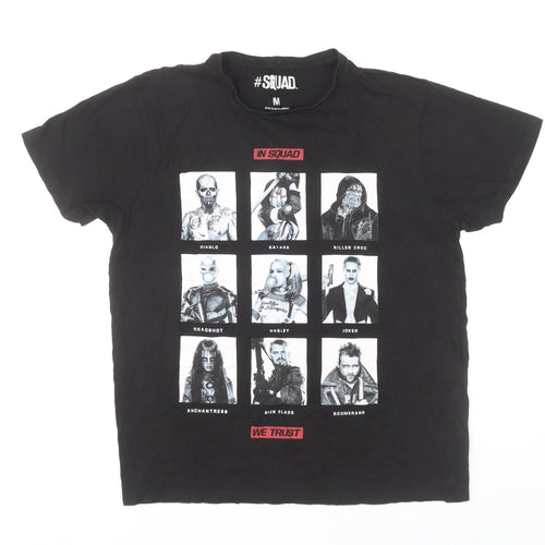 Squad Men's Black M Graphic T-Shirt DC Comics
