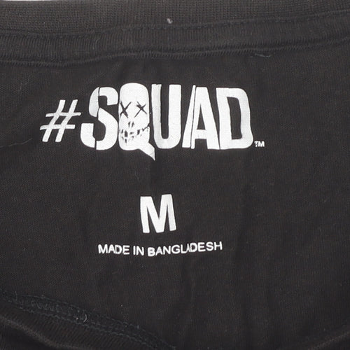 Squad Men's Black M Graphic T-Shirt DC Comics