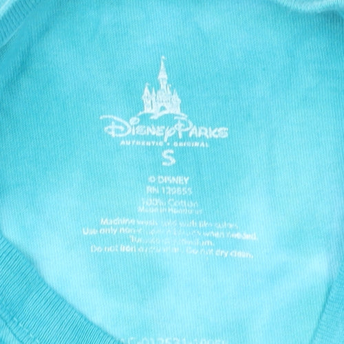 Disney Unisex Blue Graphic T-Shirt Size S