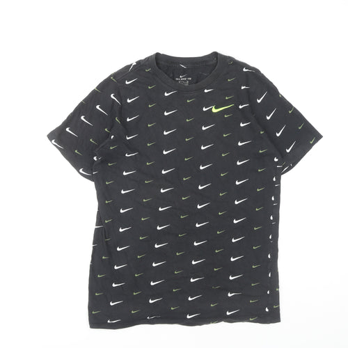 Nike Boys Black XL Graphic Print T-Shirt
