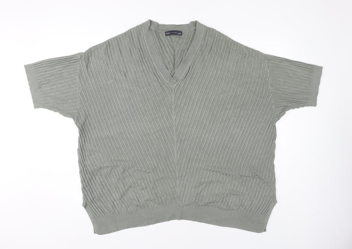 Marks and Spencer Women's V-Neck Jumper XL