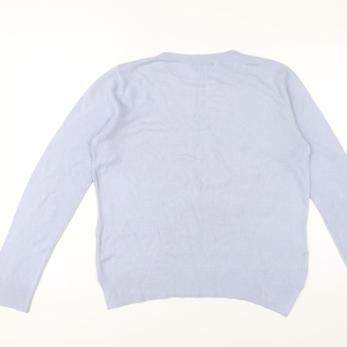 Marks and Spencer Women's Blue Pullover Jumper, Size 12