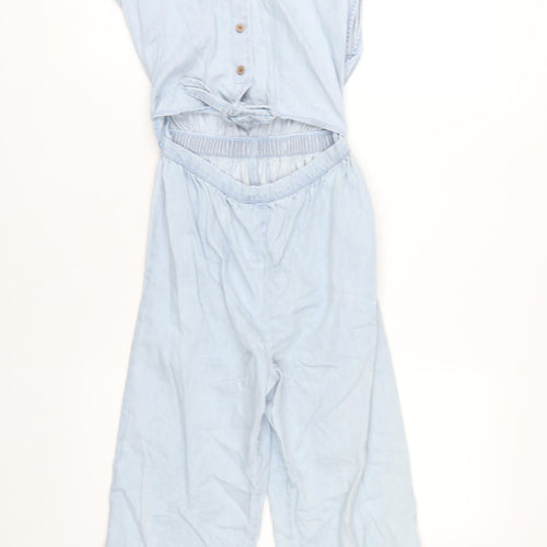 Next Girls Blue Jumpsuit, 9 Years, Casual Style, Elastic Waist
