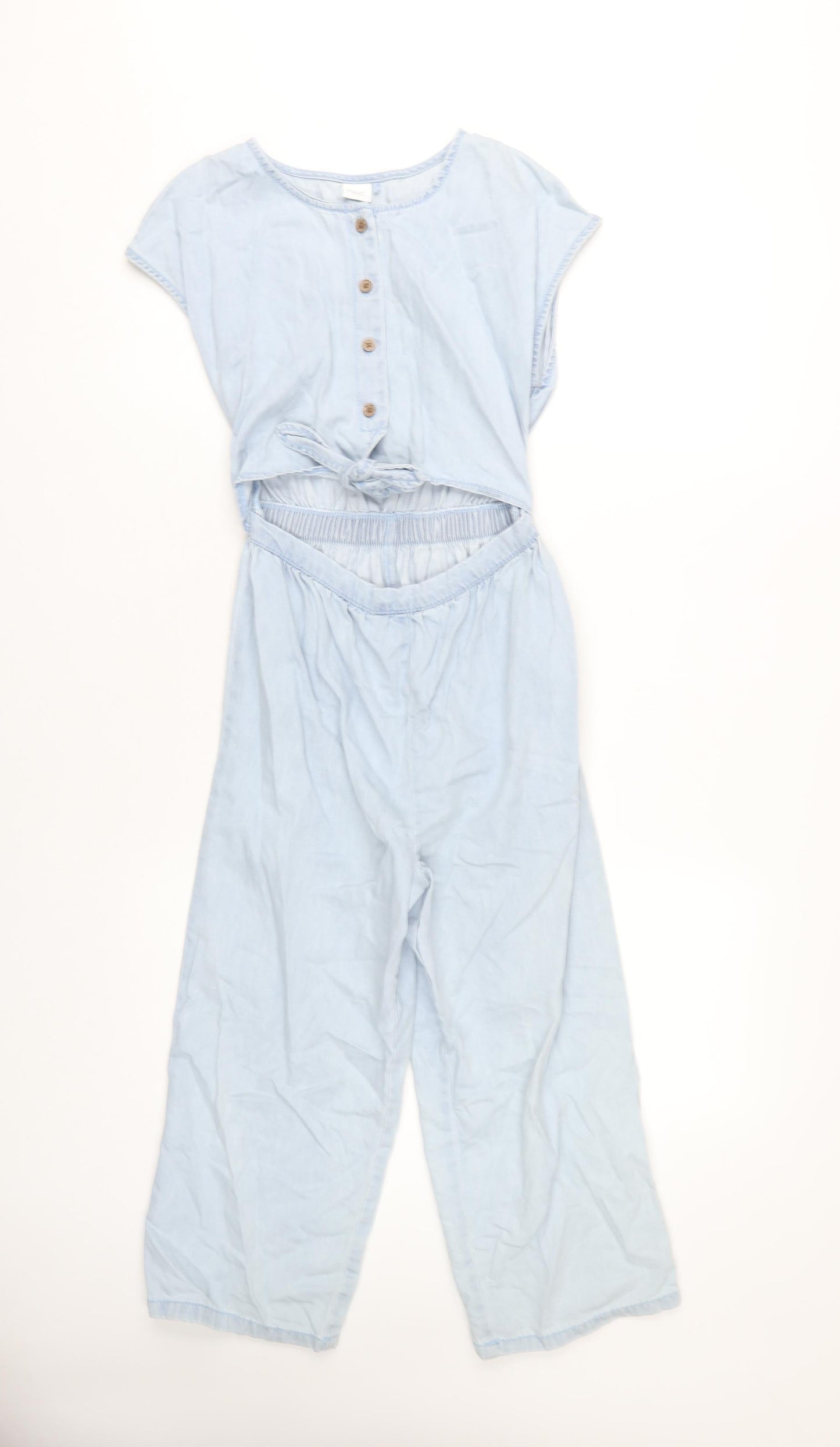 Next Girls Blue Jumpsuit, 9 Years, Casual Style, Elastic Waist