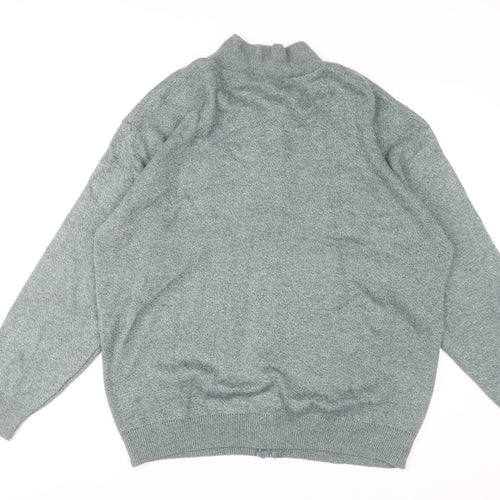 Greenwoods Men's Grey Full Zip Jumper XL