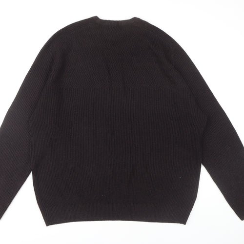 M&S Men's Black XL Pullover Jumper