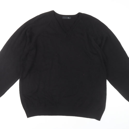 BHS Men's Black Large Pullover Jumper