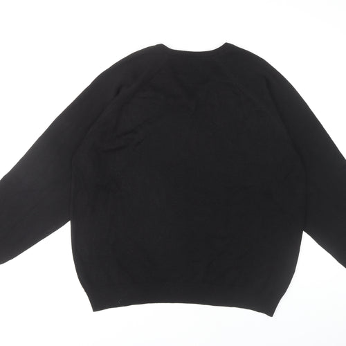 BHS Men's Black Large Pullover Jumper