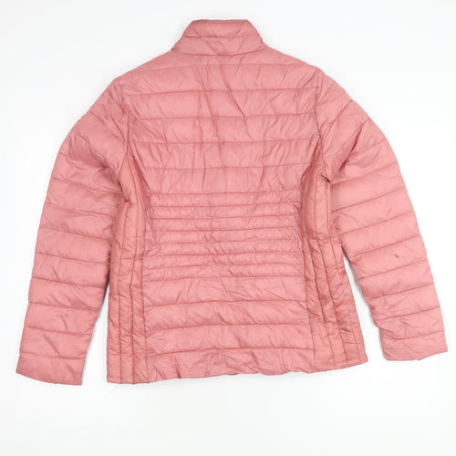 Betty Kay Women's Pink Puffer Jacket, Size 10, Winter Casual