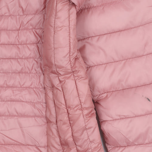 Betty Kay Women's Pink Puffer Jacket, Size 10, Winter Casual