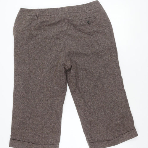 Wallis Women's Brown Cropped Trousers Size 18