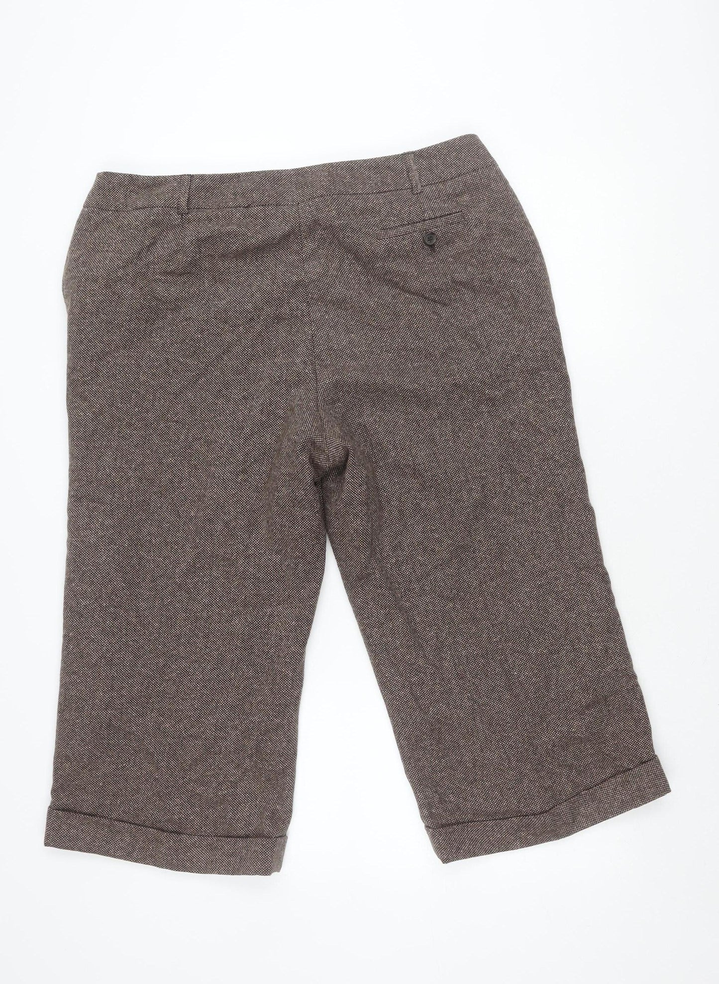Wallis Women's Brown Cropped Trousers Size 18