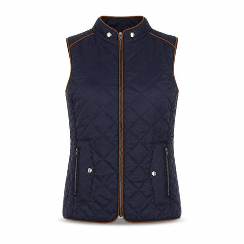 Jack In The Bag Women's Blue Quilted Waistcoat Size 10
