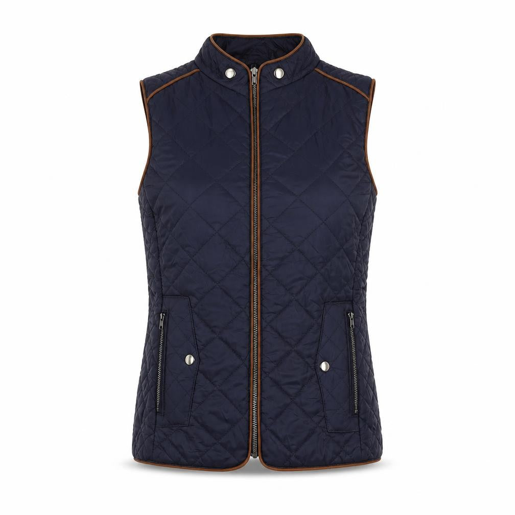 Jack In The Bag Women's Blue Quilted Waistcoat Size 10