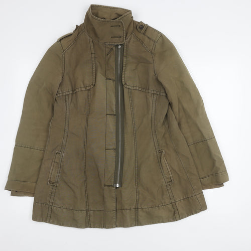 Next Women's Brown Mid-Length Jacket Size 8
