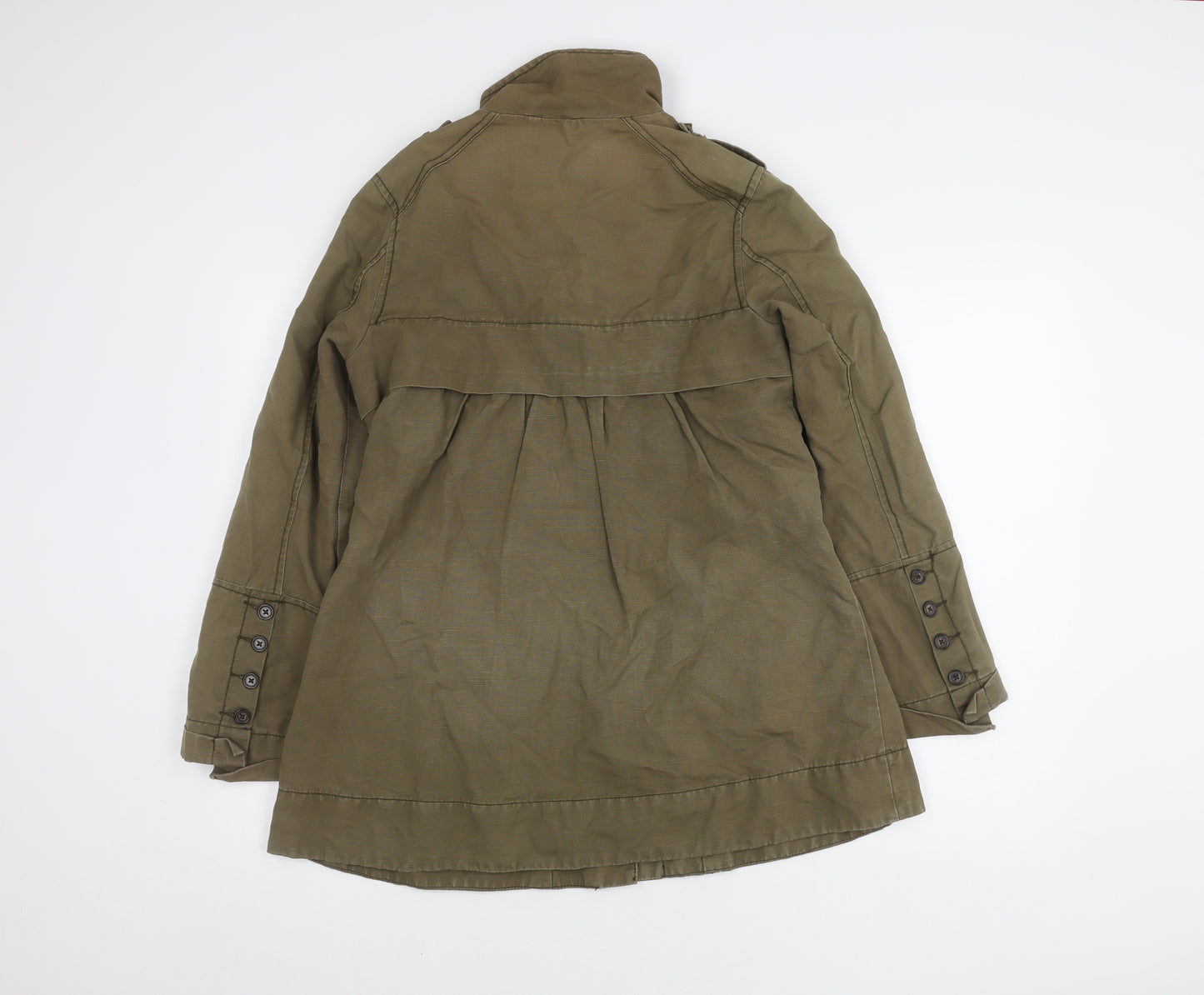 Next Women's Brown Mid-Length Jacket Size 8