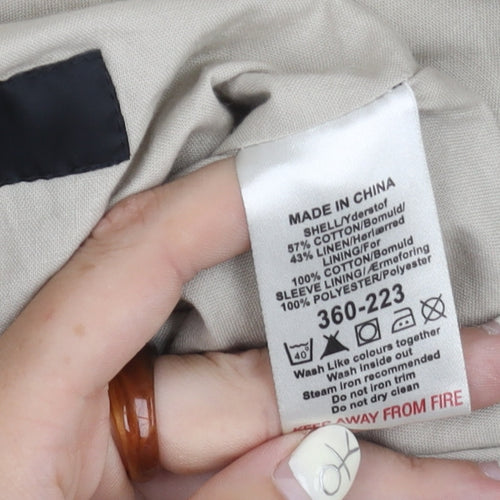 Next Women's Brown Mid-Length Jacket Size 8