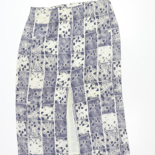 Platinum Women's Multicoloured Geometric Skirt Size 18