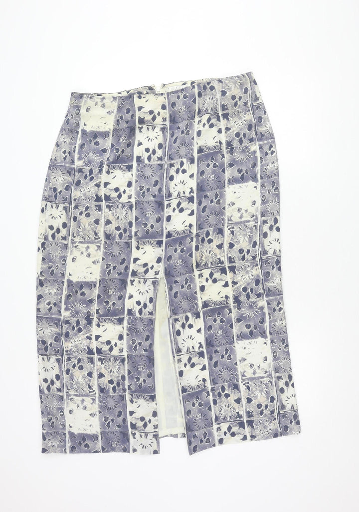 Platinum Women's Multicoloured Geometric Skirt Size 18