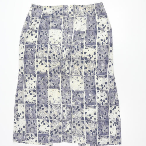 Platinum Women's Multicoloured Geometric Skirt Size 18