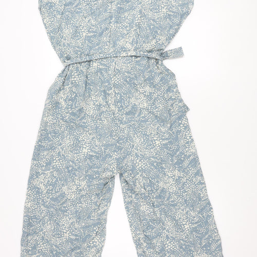 b.young Blue Women’s Jumpsuit UK 10 Geo Wide-Leg
