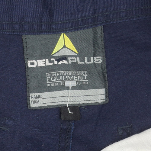 Delta Plus Cargo Trousers L Blue Unisex Adults Workwear