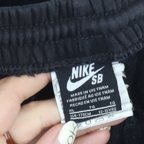 Nike Boys Black Jogger Trousers XL Activewear