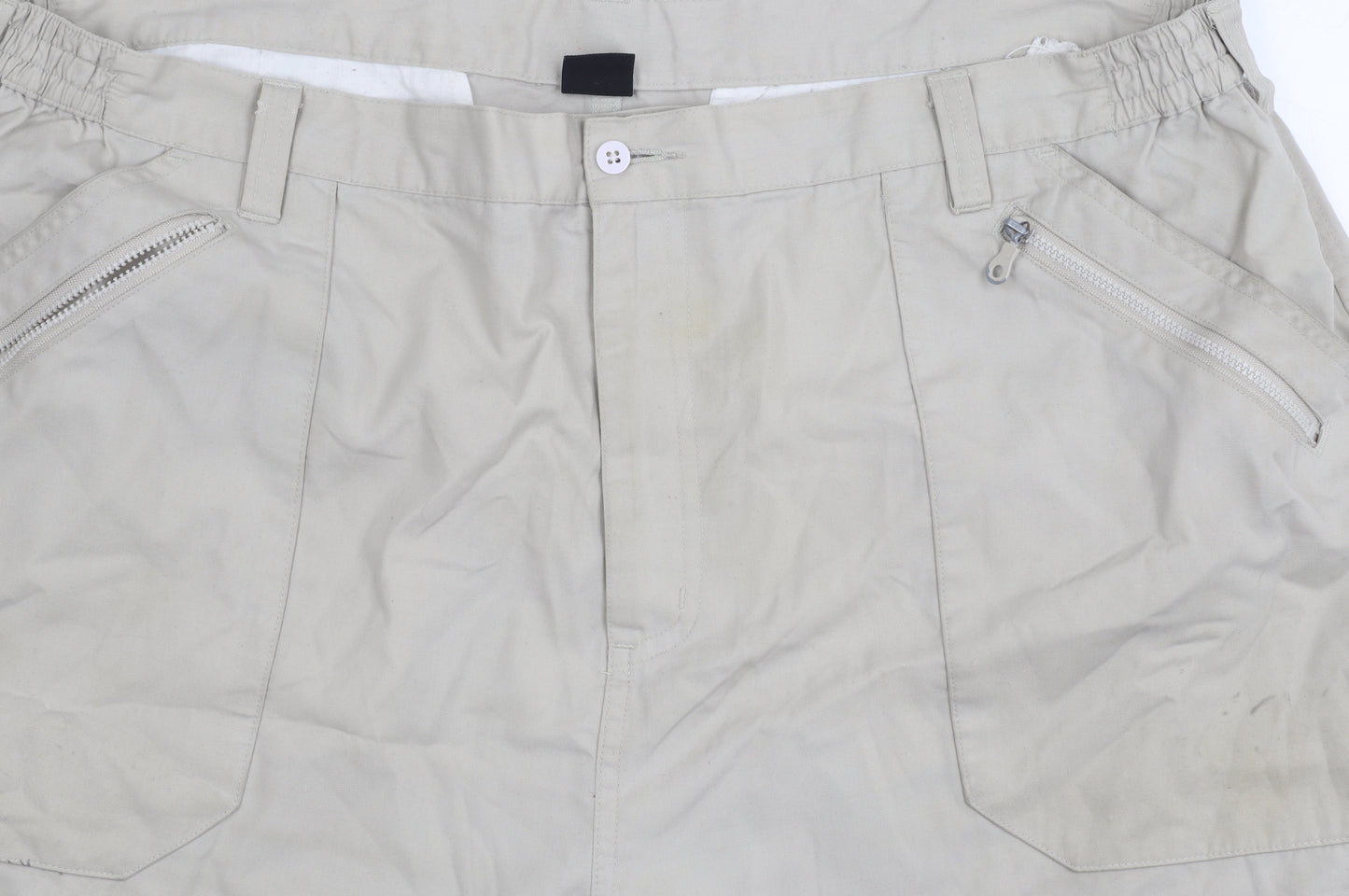 Cotton Traders Beige Cargo Trousers UK Size 14 Unisex