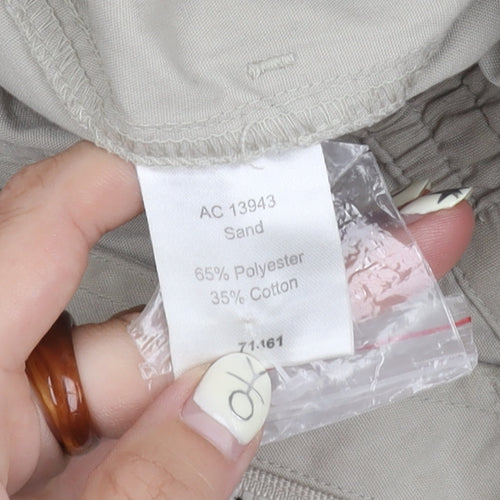 Cotton Traders Beige Cargo Trousers UK Size 14 Unisex