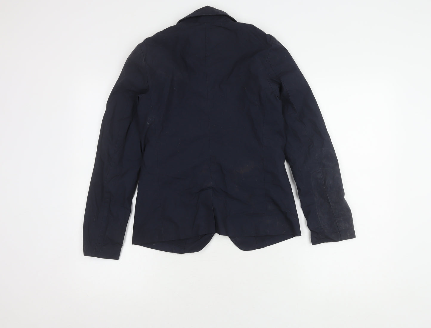 Player N. Unisex Blue Cotton Blazer S