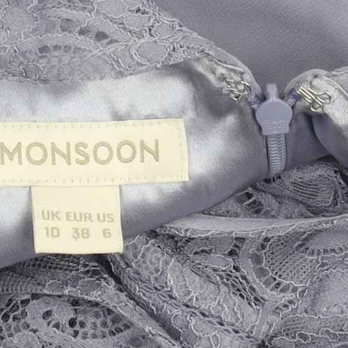 Monsoon Women's Grey A-Line Dress
