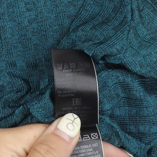 Marks and Spencer Women's Green Long Sleeve Top