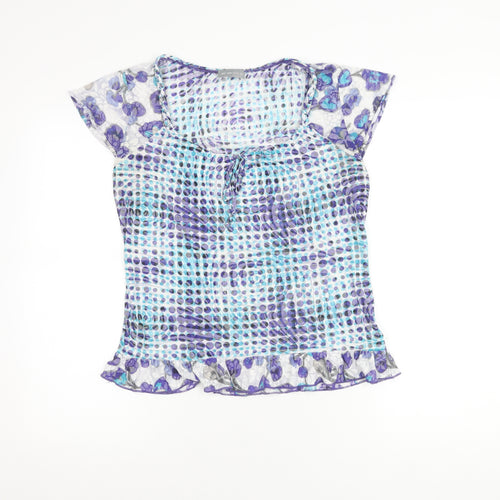 Marks and Spencer Women's Purple Blouse Size 12