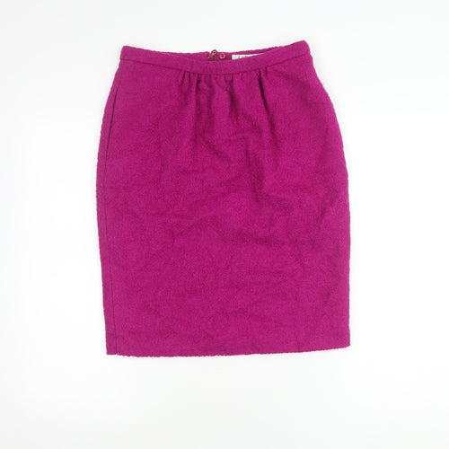 L.K. Bennett Women's Purple Knee-Length Pencil Skirt, Size 10