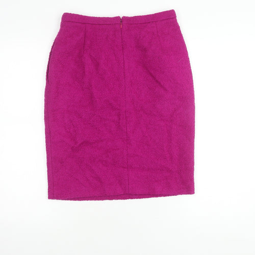 L.K. Bennett Women's Purple Knee-Length Pencil Skirt, Size 10