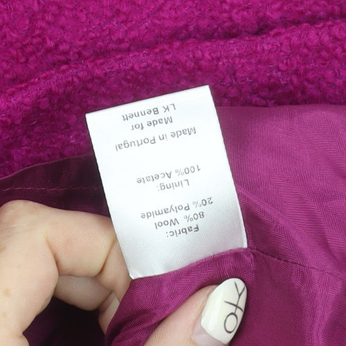 L.K. Bennett Women's Purple Knee-Length Pencil Skirt, Size 10