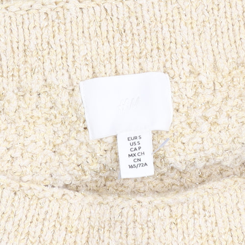 H&M Women's Beige Mini Skirt S