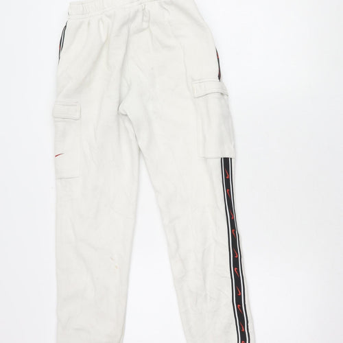 Nike Boys White XL Track Pants for Activewear
