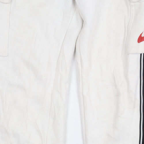 Nike Boys White XL Track Pants for Activewear