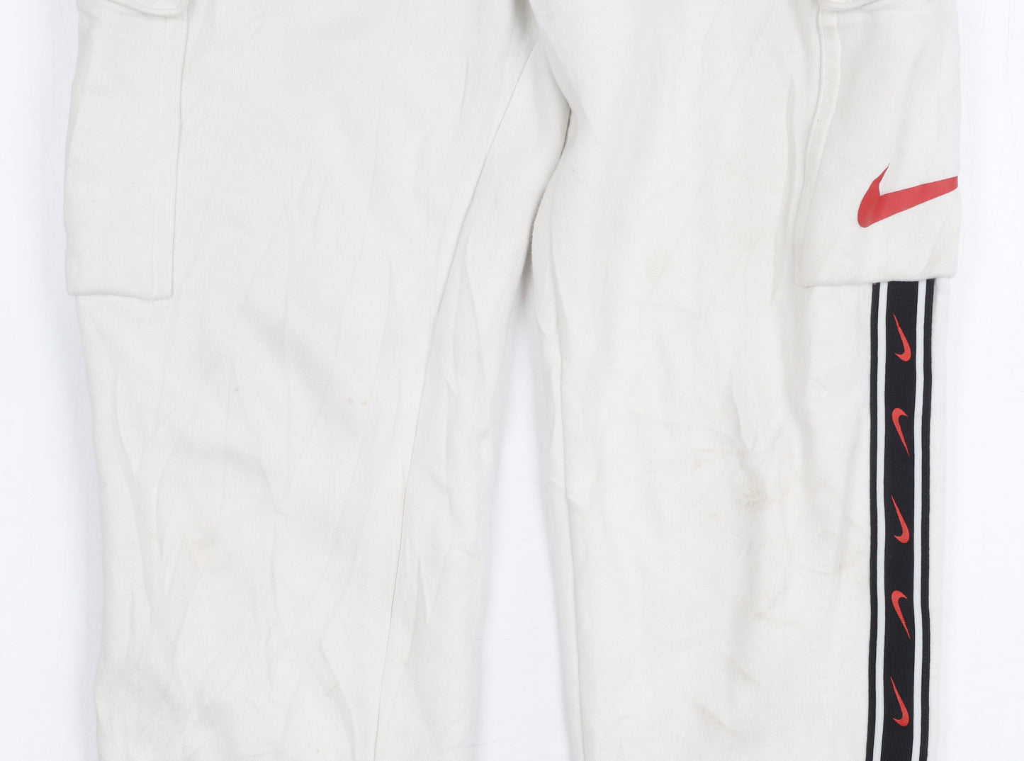 Nike Boys White XL Track Pants for Activewear
