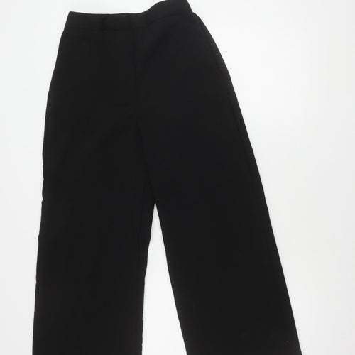 Zara Women's Black Trousers Size S Straight Leg