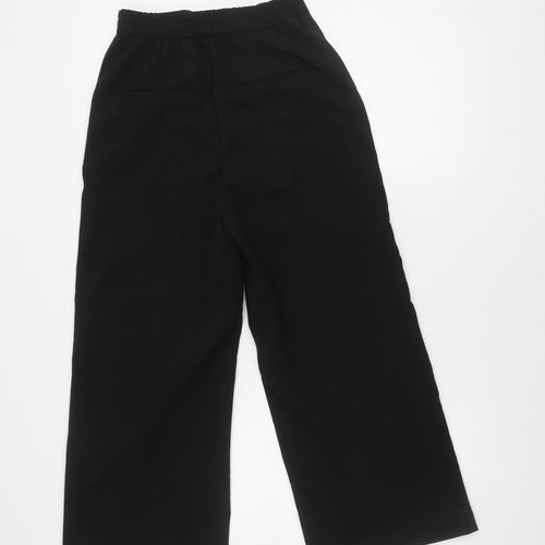 Zara Women's Black Trousers Size S Straight Leg