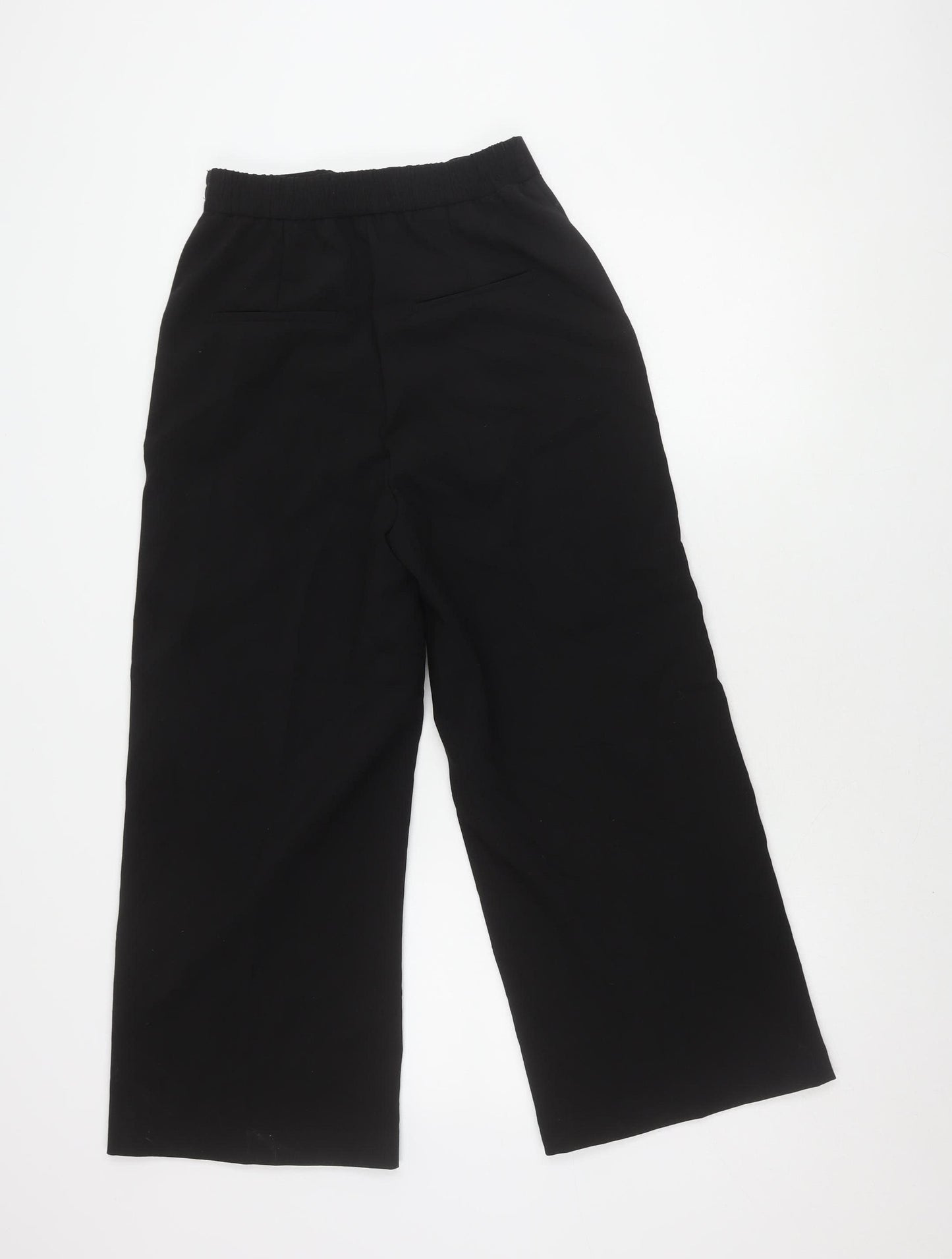 Zara Women's Black Trousers Size S Straight Leg