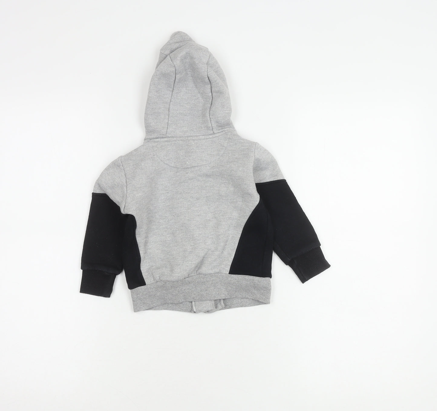 Firetrap Boys Grey Jacket, 12-18 Months, Logo Hoodie, Zip