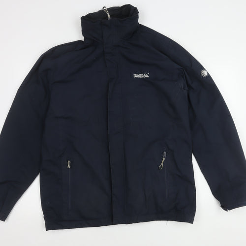 Regatta Men's XL Blue Casual Jacket with Zip Closure